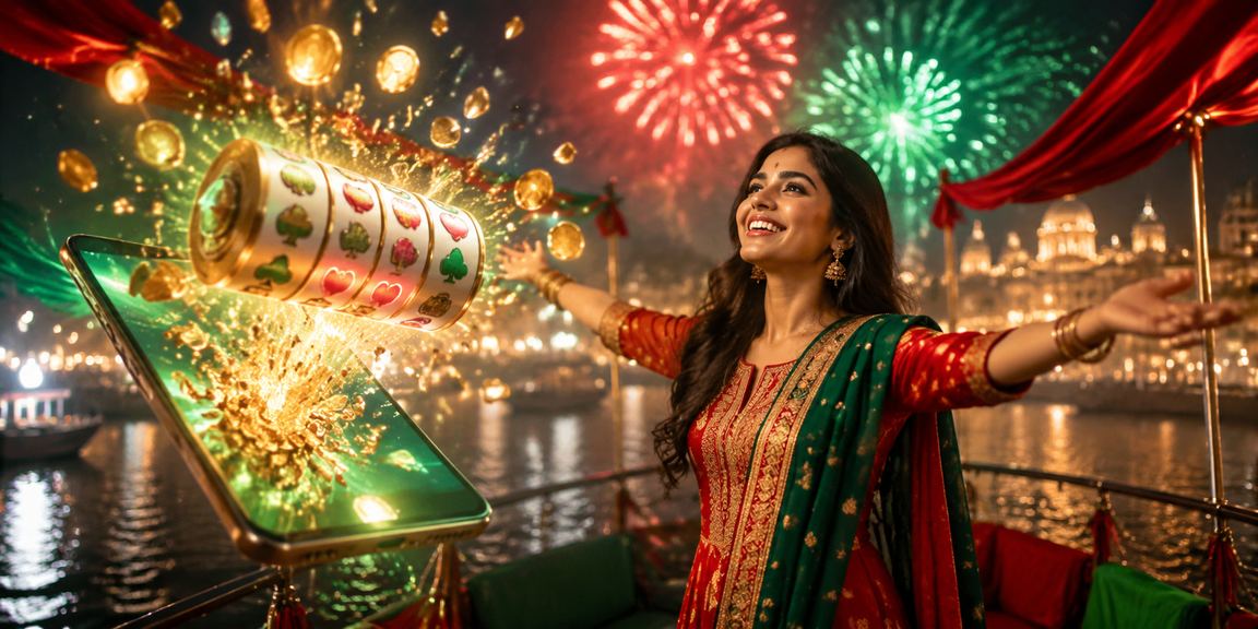 786db লটারি গেমের রঙিন স্ক্রিন — লাল ও সবুজ অ্যানিমেশন